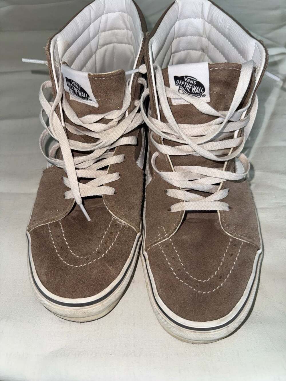 Vans Sk8-Hi 'Walnut' Brown Suede High Top Sneakers Men's Size 11